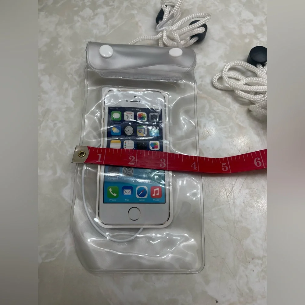 2 Dry Pro Water-Resistant Apple iPhone Case Waterproof Phone Pouch - Clear